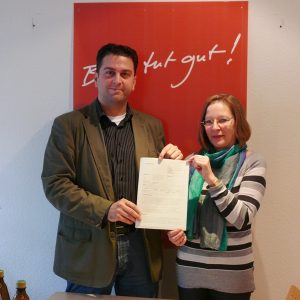 Ernesto Harder und Gieslint Grenz