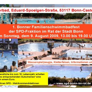 Einladung zum Schwimmbadfest